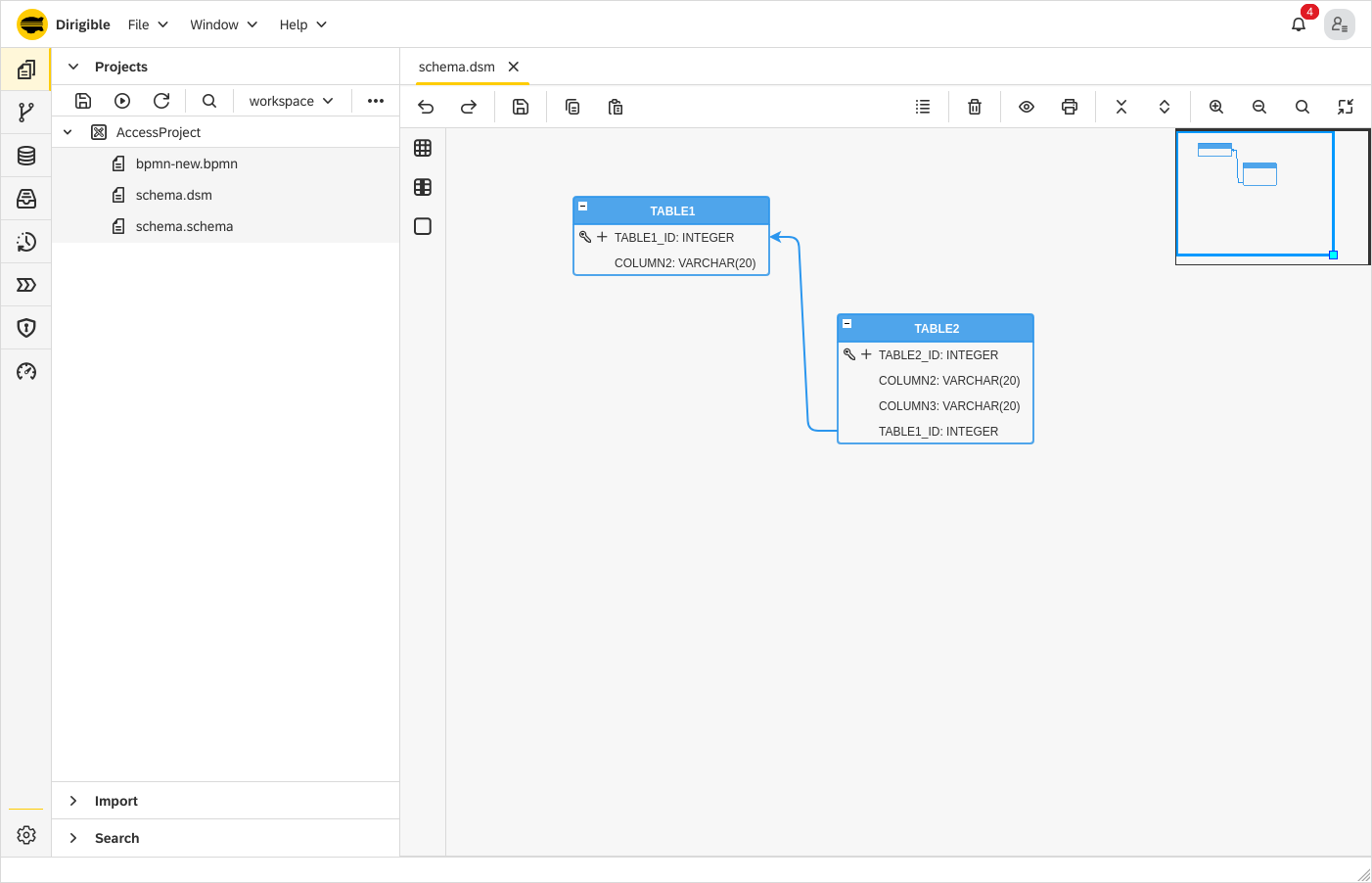 Database Schema Modeler