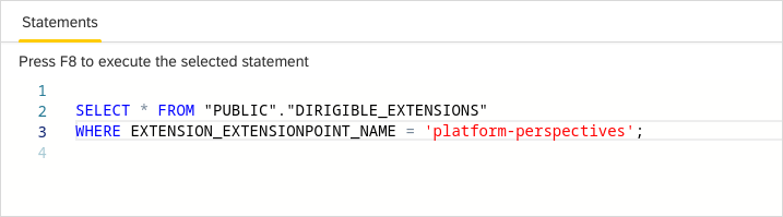 SQL view