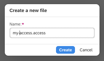 Security Constraints File Name