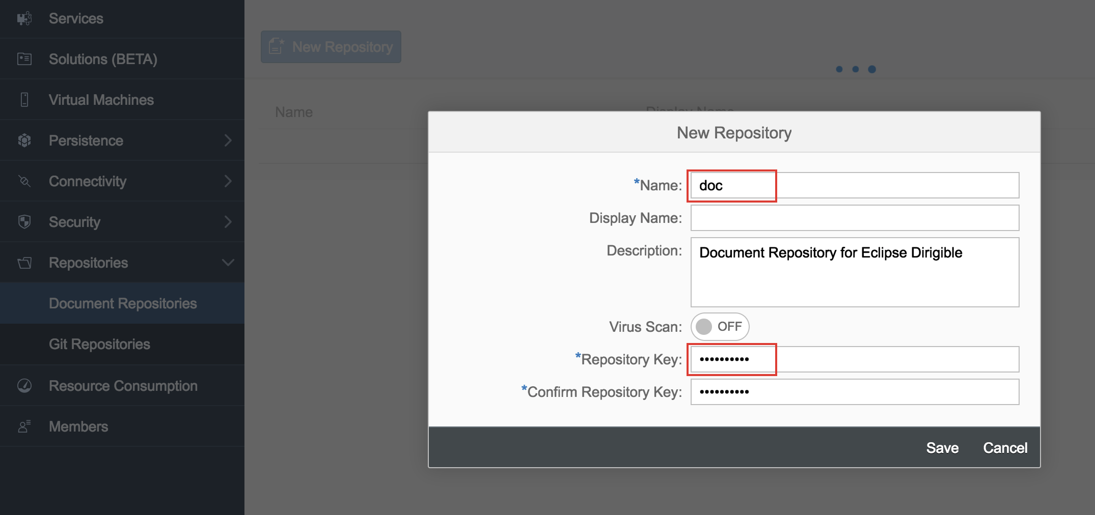 Create a Document Repository