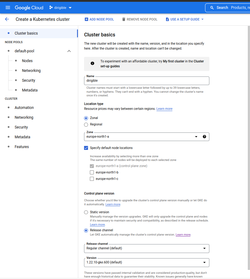 create-manually-cluster